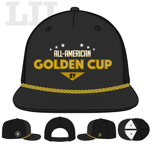 Black Mesh Trucker w/ Rope (GC)