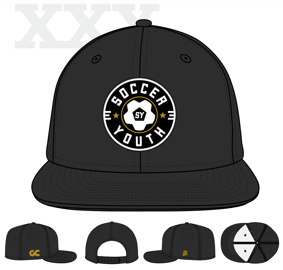 Black Soccer Youth x GC Snapback (GC)