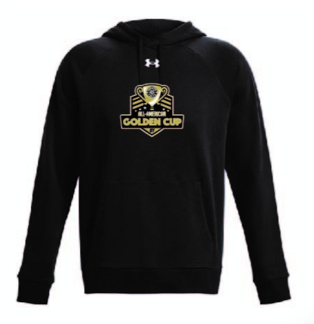 Youth Black Cup Logo Rival Fleece Hoodie (GC)