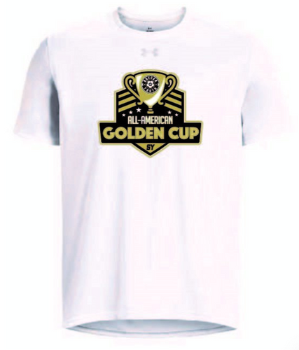 Youth White Cup Logo Tee (GC)