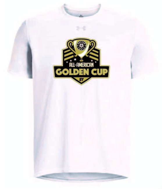 Youth White Cup Logo Tee (GC)