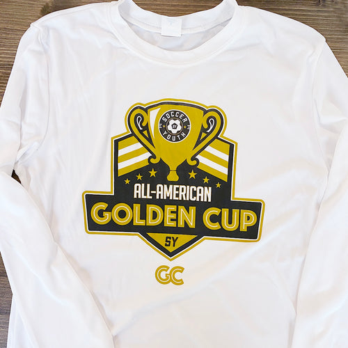 Golden Cup - Long Sleeve Tee (White)