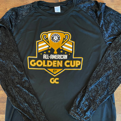 Golden Cup - Long Sleeve Tee (Black Camo)