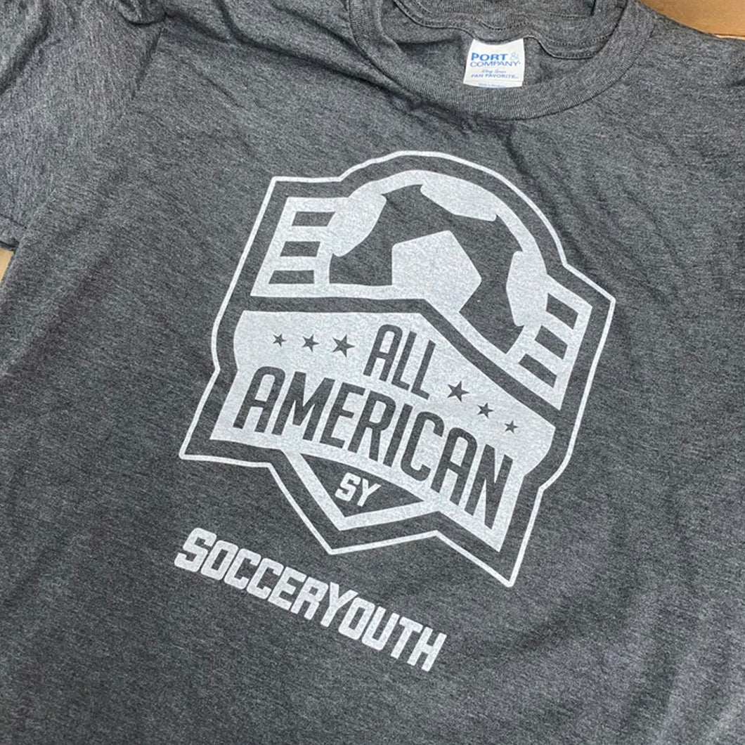 2021 All-American Logo - Regular Tee (Grey)